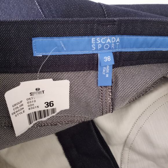 Escada Sport Dark Wash Bootcut Slight Flare Jeans - Picture 5 of 12
